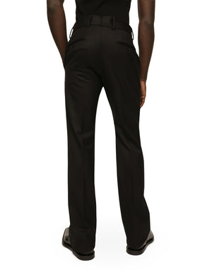 STRETCH WOOL PANTS