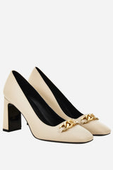 Icon Chain Pump  In Calf Leather