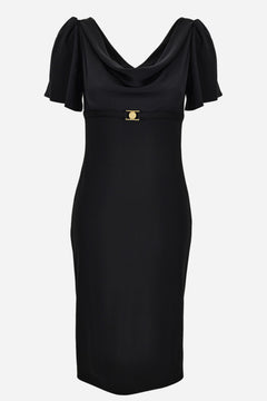 Dress In Techno Piquet Stretch Fabric-Poly Details