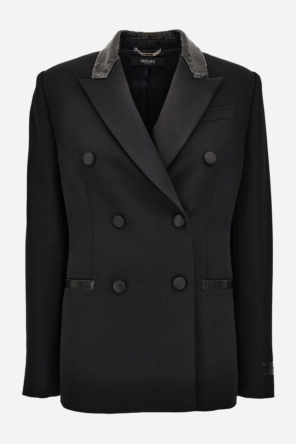 Evening Jacket In Responsible Wool Grain De Poudre Natural Stretch
