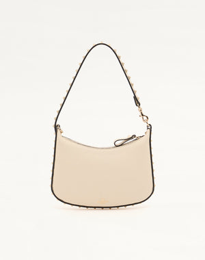 MINI HOBO ROCKSTUD IN VITELLO GRANATO