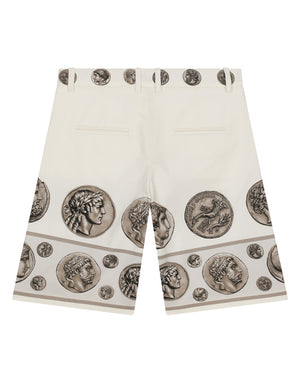 COIN-PRINT DRILL SHORTS