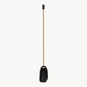 Envelope small in pelle trapuntata grain de poudre