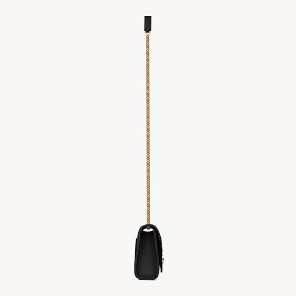 Envelope small in pelle trapuntata grain de poudre