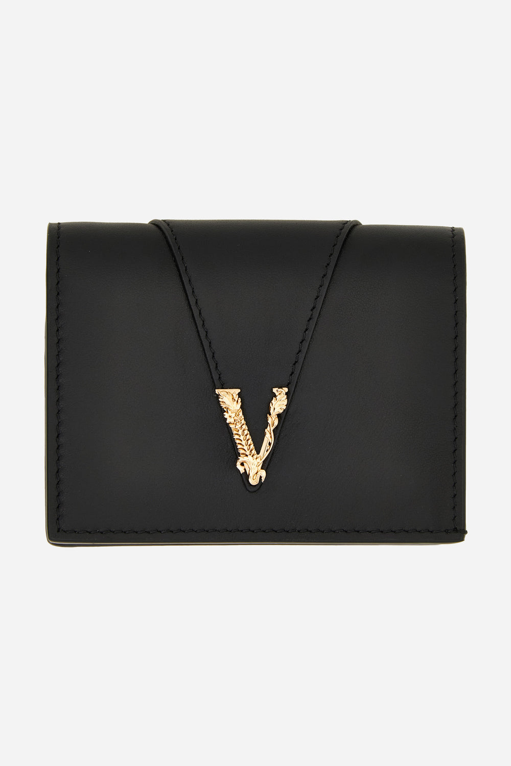 Virtus Small Wallet In Calf Leather