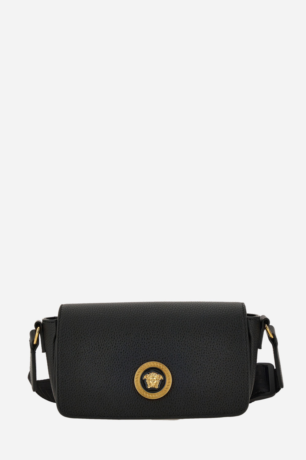Icon Crossbody Bag In Grainy Calf Leather