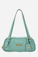 Versace Tag Shoulder In Lamb Leather
