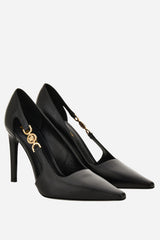 Medusa 95 Pump H.100 In Shiny Calf Leather-Metal Hardware