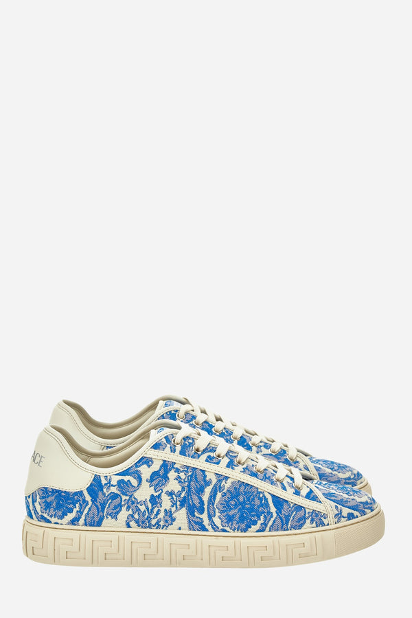 La Greca Sneaker In Fabric- Responsible Fabric
