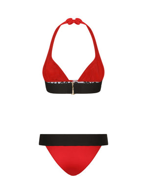 TRIANGLE BIKINI WITH BRANDED ELASTIC