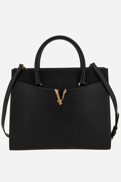 Virtus Large Top Handle In Calf Leather