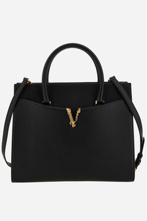 Virtus Large Top Handle In Calf Leather