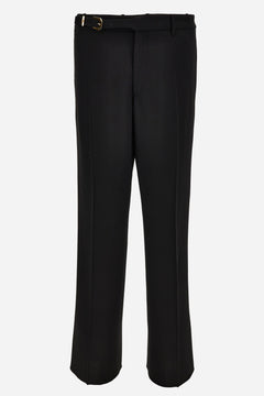Formal Pant In Viscose Wool Crepe Fabric