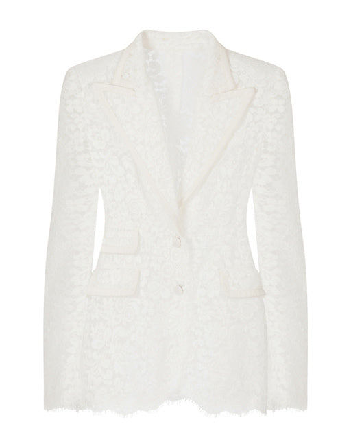 LACE JACKET WITH EDGE DETAILING