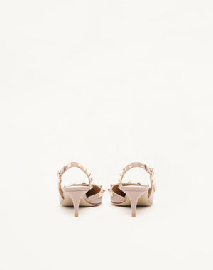 DÉCOLLETÉ SLINGBACK ROCKSTUD IN VITELLO 50MM