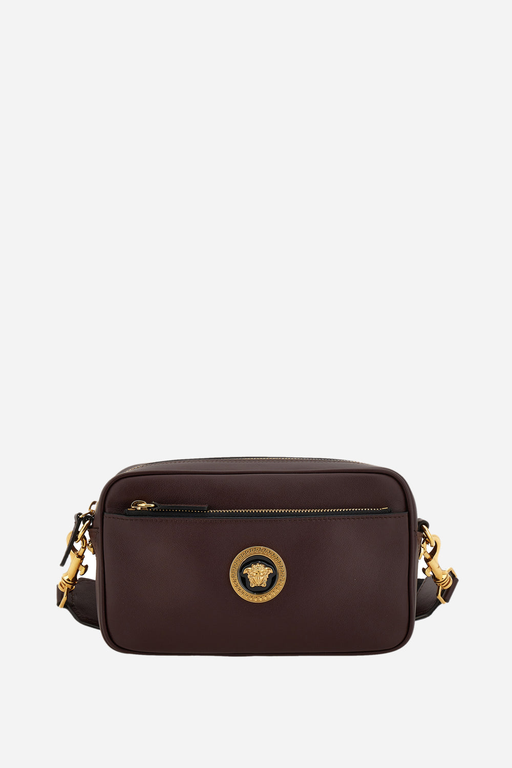 Icon Crossbody Bag In Grainy Calf Leather