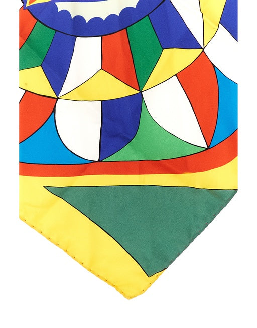 CARRETTO-PRINT TWILL SCARF (50 X 50)