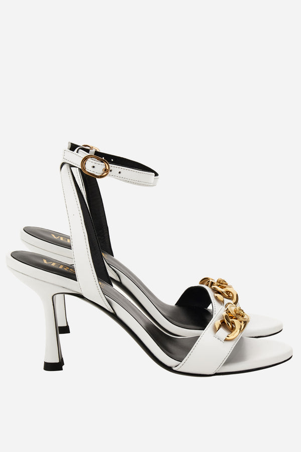 Icon Chain Sandal  In Calf Leather