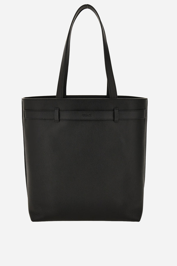 La Greca Tote In Calf Leather