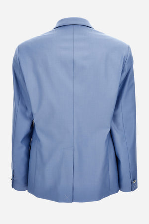 Formal Jacket In Wool Plain Weave Tailoring Fabric