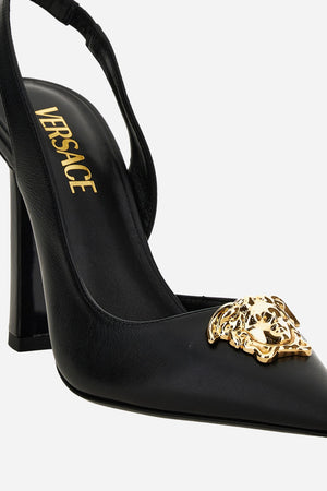 La Medusa Sling Back  In Calf Leather