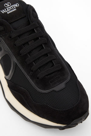 SNEAKER NETRUNNER IN TESSUTO E PELLE SCAMOSCIATA