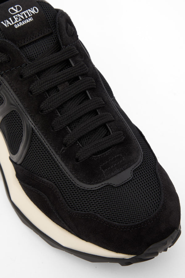 SNEAKER NETRUNNER IN TESSUTO E PELLE SCAMOSCIATA