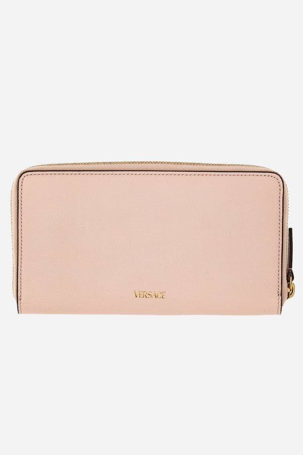 La Medusa Long Wallet In Calf Leather