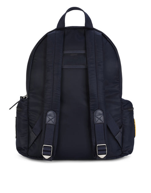 NYLON BACKPACK WITH PATCH DETAILING