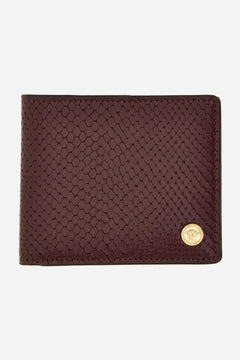 Icon Bifold Wallet W/Coin Pocket In Printed Ayers Calf Leather