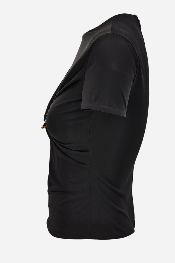Blouse In Responsible Vicose Liquid Jersey
