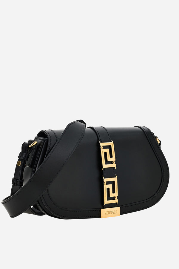 Greca Goddess Medium Shoulder In Calf Leather