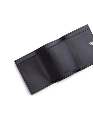 WALLET IN BICOLOUR CALF LEATHER WITH HEAT-PRESSED LOGO
