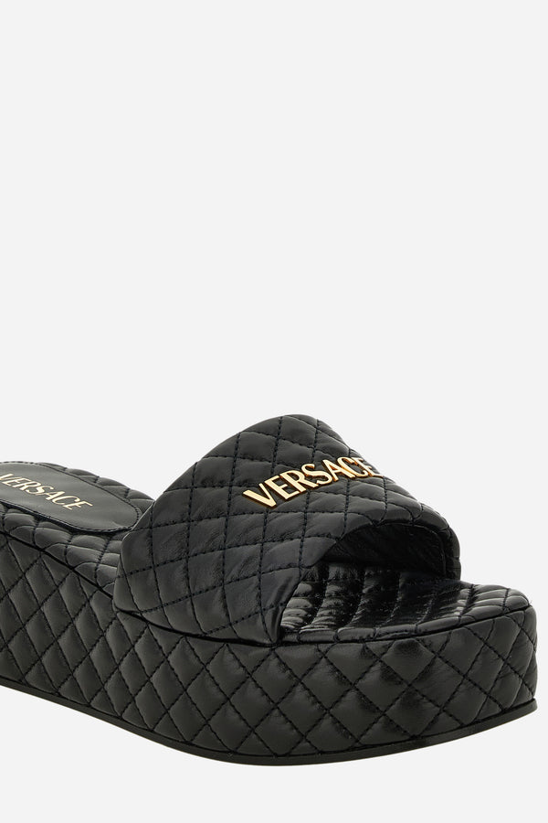 Platforms Mule T.55 In Lamb Leather