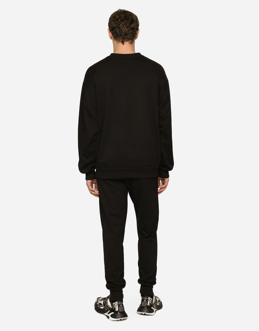 JERSEY SWEATSHIRT WITH DG LOGO PRINT