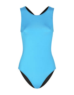 RACER-STYLE ONE-PIECE SWIMSUIT
