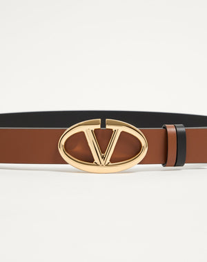 Cintura Reversibile Vlogo The Bold Edition In Vitello 30 Mm