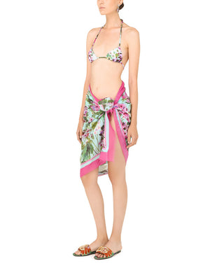 BLUEBELL-PRINT TRIANGLE BIKINI