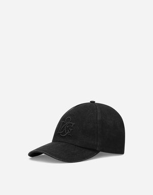 DENIM BASEBALL CAP WITH DG LOGO EMBROIDERY