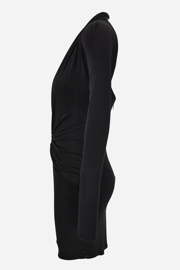 Cocktail Dress In Responsible Vicose Liquid Jersey