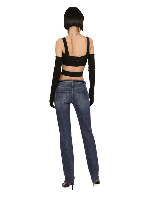 KIM DOLCE&GABBANA SKINNY JEANS IN STRETCH DENIM