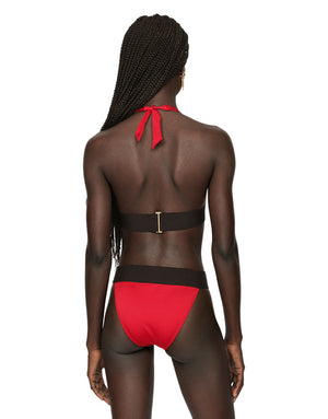 TRIANGLE BIKINI WITH BRANDED ELASTIC