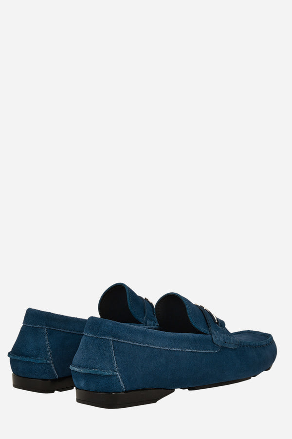 La Greca Driver In Suede-Enamel Hw