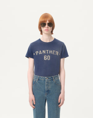 T-Shirt In Cotone Con Stampa E Patch Chez Valentino