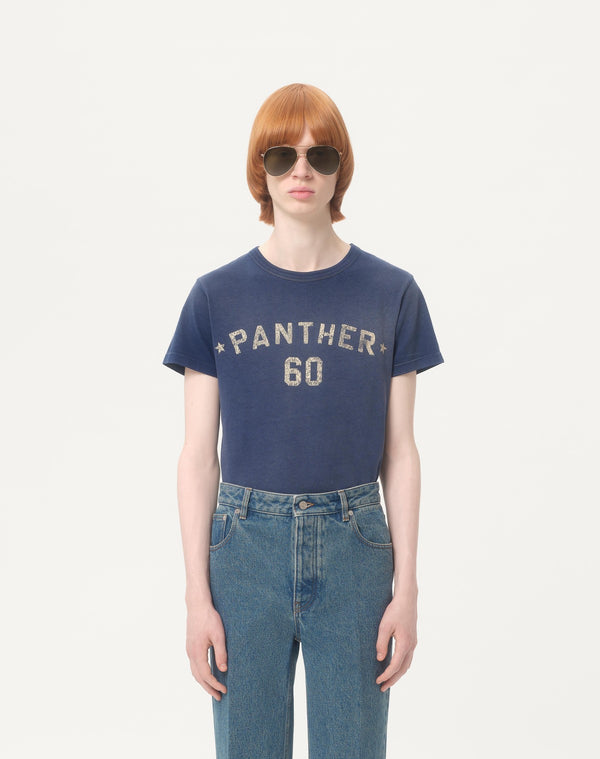 T-Shirt In Cotone Con Stampa E Patch Chez Valentino