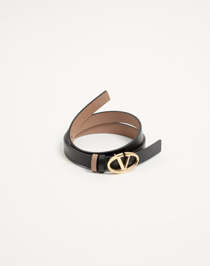 Cintura Reversibile Vlogo The Bold Edition In Vitello 20 Mm