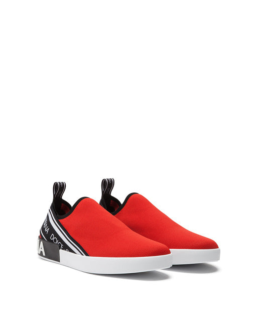 SLIP-ON PORTOFINO SNEAKERS IN MESH