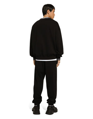ROUND-NECK SWEATSHIRT WITH DOLCE&GABBANA LOGO
