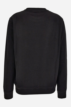 Sweatshirt In Non-Brushed Sweat Fabric-Medusa Embroidery