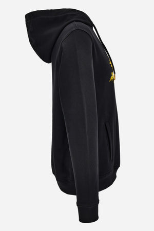 Sweatshirt In Non-Brushed Sweat Fabric-Medusa Embroidery